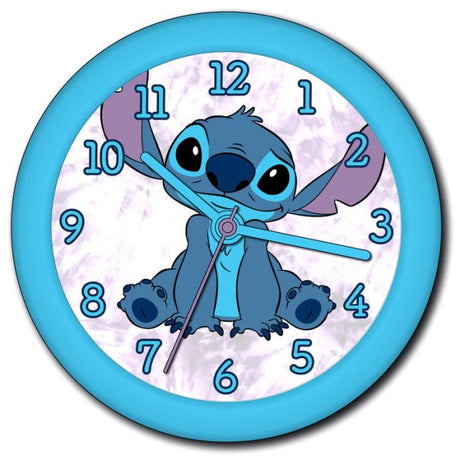 Lilo & Stitch Wandklok – Blauw – 25 cm