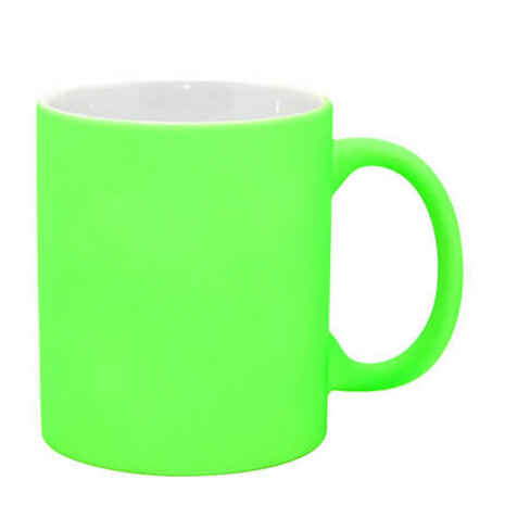 330ml (11oz) Mok Fluor Mat (kies uw kleur) voor sublimatie