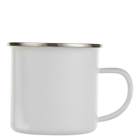 Emaille Mok Wit voor sublimatie 360ml (12oz)