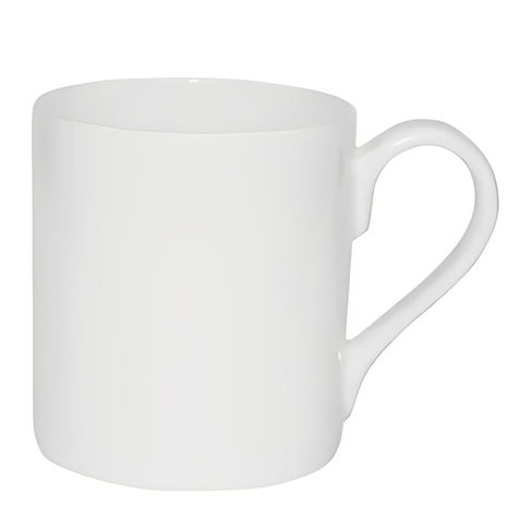 230ml (7,8oz) Porseleinen Mok Wit Glans voor sublimatie