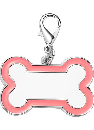 Honden Tag Roze voor sublimatie