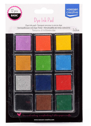 Vaessen Creative • Dye ink pad 12pcs