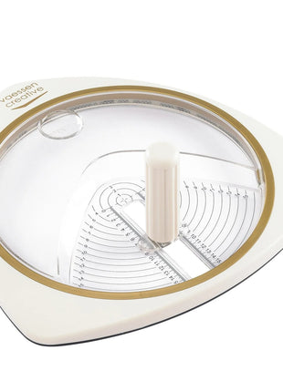 Vaessen Creative • Cirkelsnijder Ø15cm incl. 3 Reservemesjes Ivory
