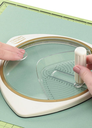 Vaessen Creative • Cirkelsnijder Ø15cm incl. 3 Reservemesjes Ivory