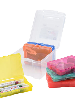 Vaessen Creative • Opbergbox met 6 Cassettes Meerdere kleuren