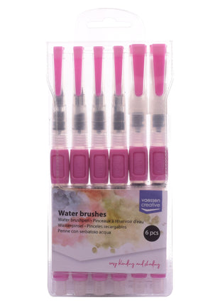 Vaessen Creative • Waterbrush Penselen 6st.