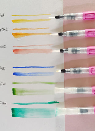 Vaessen Creative • Waterbrush Penselen 6st.