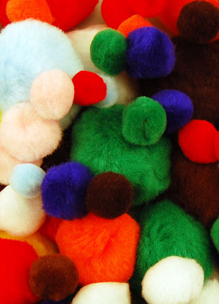 Vaessen Creative • Pompons 10-40mm Assorti 100st