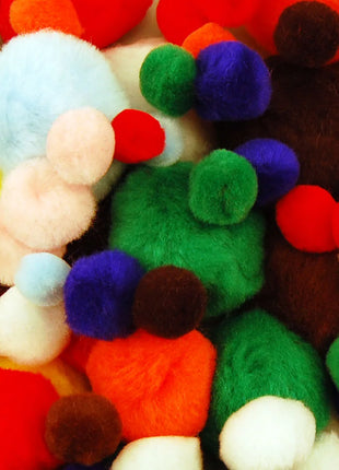 Vaessen Creative • Pompons 10-40mm 100pcs