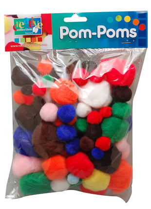 Vaessen Creative • Pompons 10-40mm 100pcs