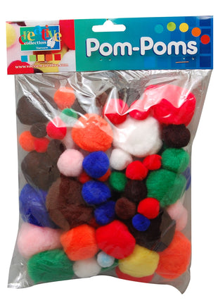 Vaessen Creative • Pompons 10-40mm Assorti 100st