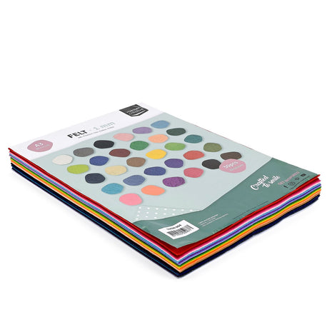 Vaessen Creative • Vilt Multipack 1mm A3 Assorti 30st.
