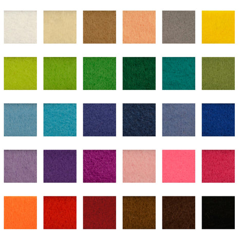 Vaessen Creative • Vilt Multipack 1mm A4 Assorti 60x