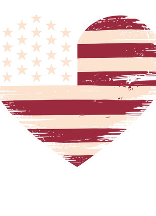 Dtf Print Love Hartje met sterren