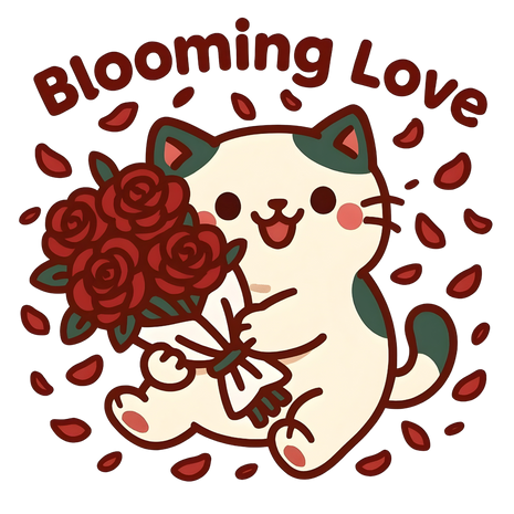 Dtf Print Blooming Love
