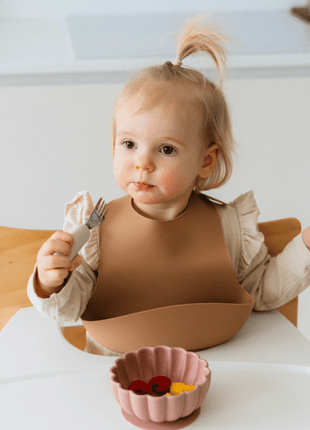 Slab silliconen met opvangbakje, caramel