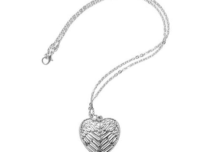 Heart Angel Wings Ketting Zilver voor sublimatie