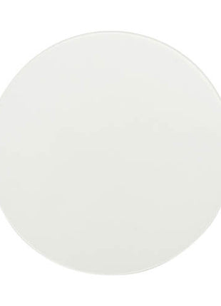 Houten LED lamp rond met glasplaat voor sublimatie