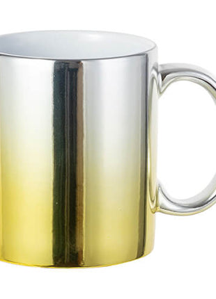 330 ml (11 oz) Messing-Effekt-Tasse Gold für Sublimation 