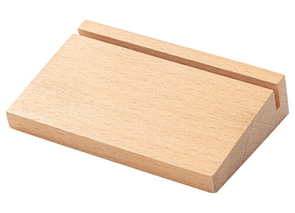 Houten voet met gleuf