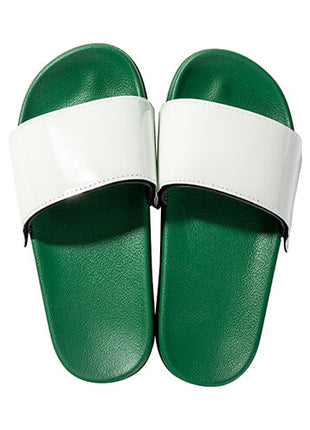 Badslippers groen voor sublimatie