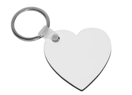 MDF Keychain Heart for sublimation 