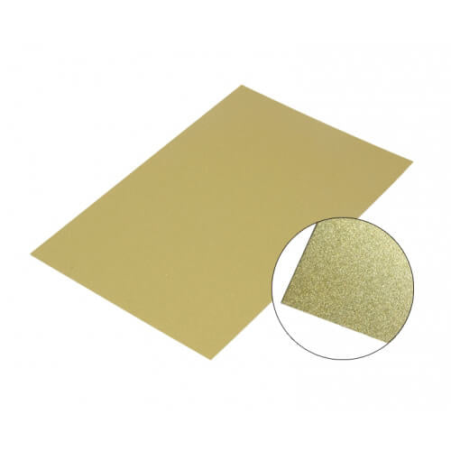 Aluminium plaat 10 x 15 cm  Goudglans voor sublimatie