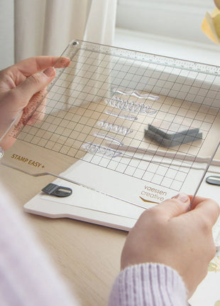 Vaessen Creative • Stamp Easy Stempelhulp