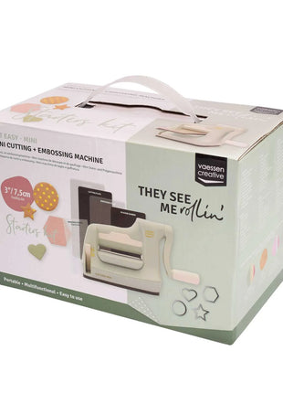 Vaessen Creative • Cut Easy Mini Snij- en Embossingmachine Mint