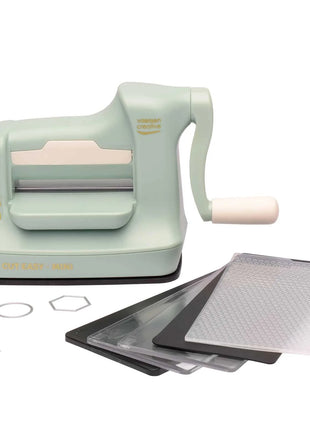 Vaessen Creative • Cut Easy Mini Snij- en Embossingmachine Mint