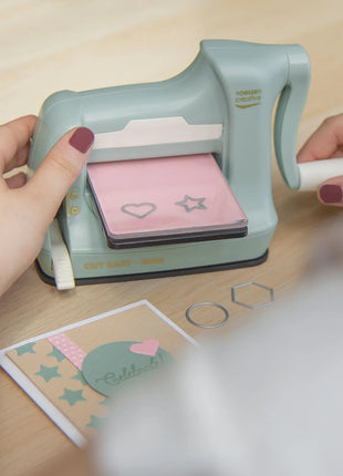 Vaessen Creative • Cut Easy Mini Snij- en Embossingmachine Mint