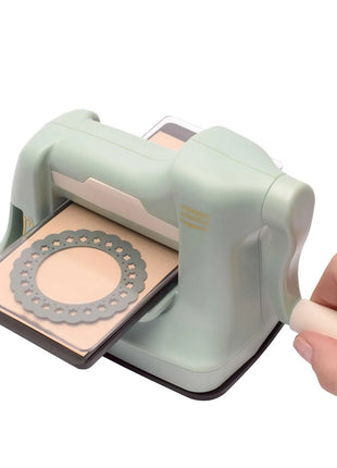 Vaessen Creative • Cut Easy Mini Snij- en Embossingmachine Mint