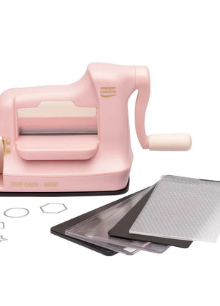 Vaessen Creative • Cut Easy Mini Snij- en Embossingmachine Pink