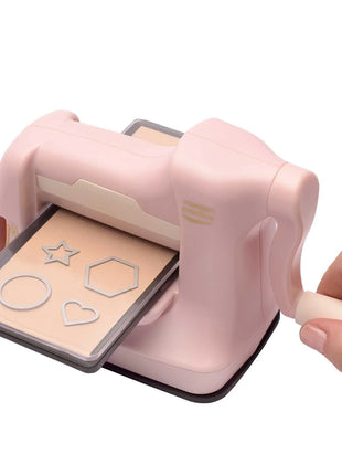 Vaessen Creative • Cut Easy Mini Snij- en Embossingmachine Pink