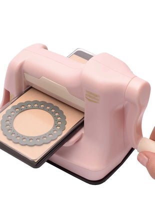 Vaessen Creative • Cut Easy Mini Snij- en Embossingmachine Pink