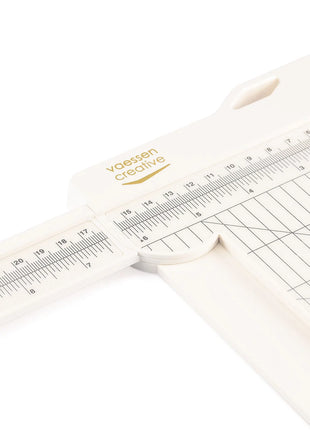 Vaessen Creative • Papiersnijder met Rilfunctie 15x30,5cm Offwhite