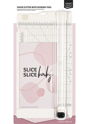 Vaessen Creative • Papiersnijder met Rilfunctie 15x30,5cm Offwhite