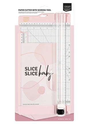 Vaessen Creative • Papiersnijder met Rilfunctie 15x30,5cm Roze