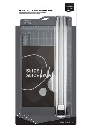 Vaessen Creative • Papiersnijder met Rilfunctie 15x30,5cm Graphite