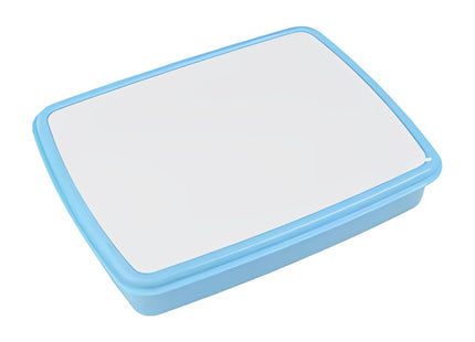 Kinder Lunchbox / brood trommel  incl. asseccoires Blauw voor sublimatie