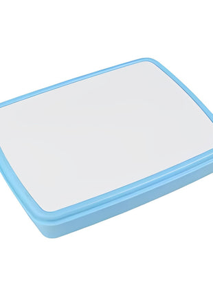 Kinder Lunchbox / brood trommel  incl. asseccoires Blauw voor sublimatie