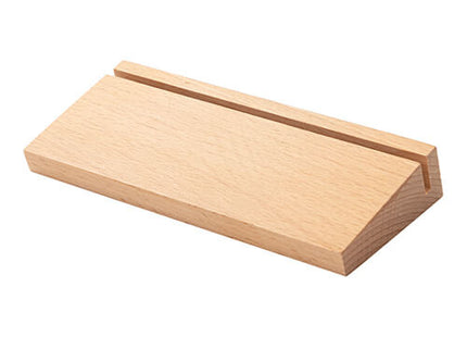 Houten voet met gleuf
