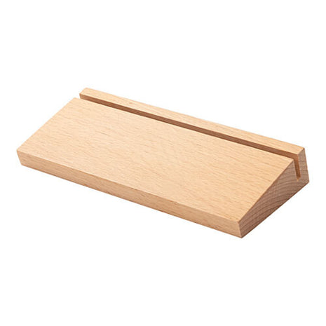 Houten voet met gleuf