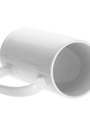 360 ml (12 oz) Emaille-Tasse, weiß, zur Sublimation 