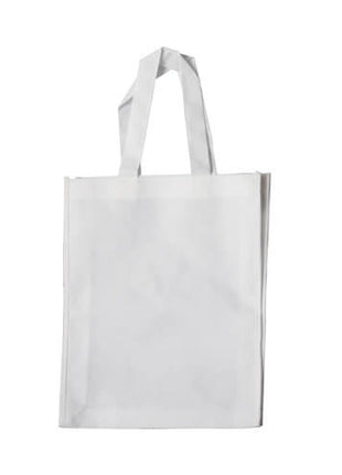 Sublimations-Werbetasche weiß 26 x 32 cm – Non-Woven, beidseitig bedruckbar