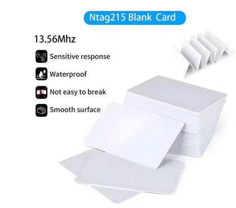 NFC Kaart NTAG215 – Programmeerbare NFC-kaart (85,5 x 54 mm, geschikt voor Amiibo)