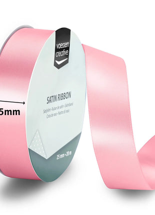 Vaessen Creative • Satijnlint 20mx25mm Lichtroze