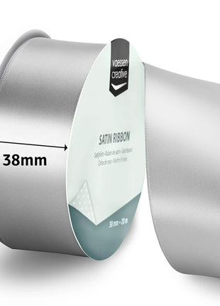 Vaessen Creative • Satijnlint 20mx38mm Zilver