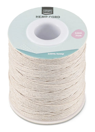 Vaessen Creative • Hemp koord Assortiment 4x10m Naturel
