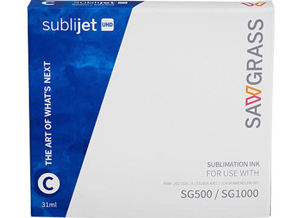 Sawgrass SubliJet-UHD SG500 / SG1000 Gel Inkt - CYAN voor Sawgrass sublimatieprinter